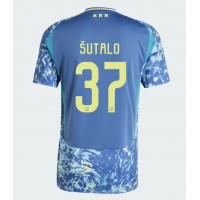 Maglia Calcio Ajax Josip Sutalo #37 Seconda Divisa 2024-25 Manica Corta